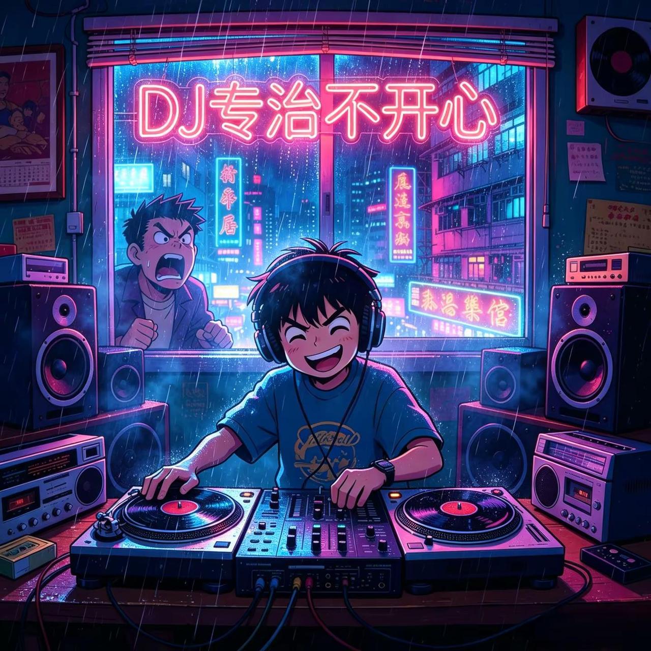 DJ 专治不开心。专治不开心的DJ来了！邻居怒吼小点声？直接反锁嗨到爽✨ 上班累