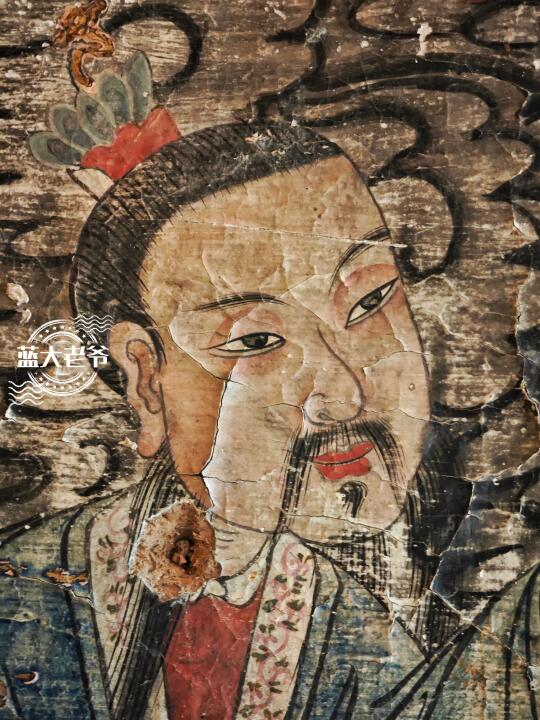 牡丹花香里 这座延庆村庙的老壁画相当不俗