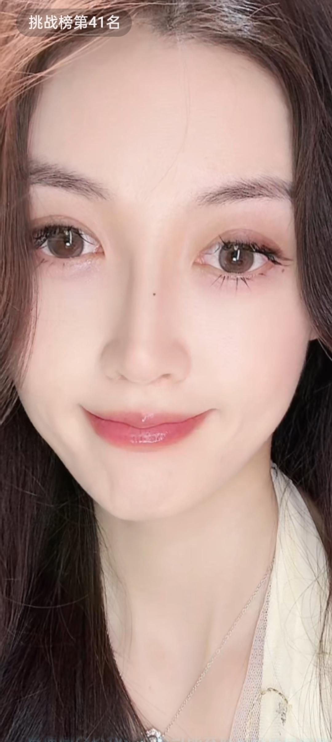 温柔微笑，自然美态，挑战榜第41名