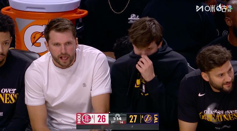 这是Luka还是Luke？我真分不清了！！！太强了！洛杉矶湖人火箭vs湖人杜兰特