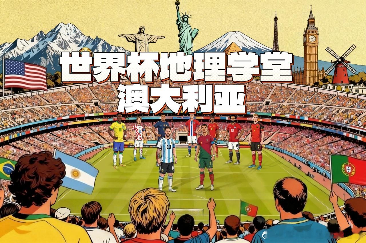 世界杯地理学堂：脱大入亚的澳大利亚，主场球衣颜色来自金合欢？世界上只有一个国家代