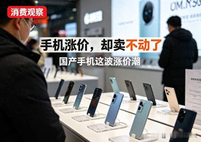 手机价格大涨卖不动了：国产手机这波涨价潮，终于把消费者逼急了