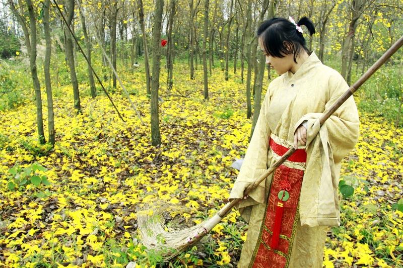 AI妙生图黄花满地游客遍山野。