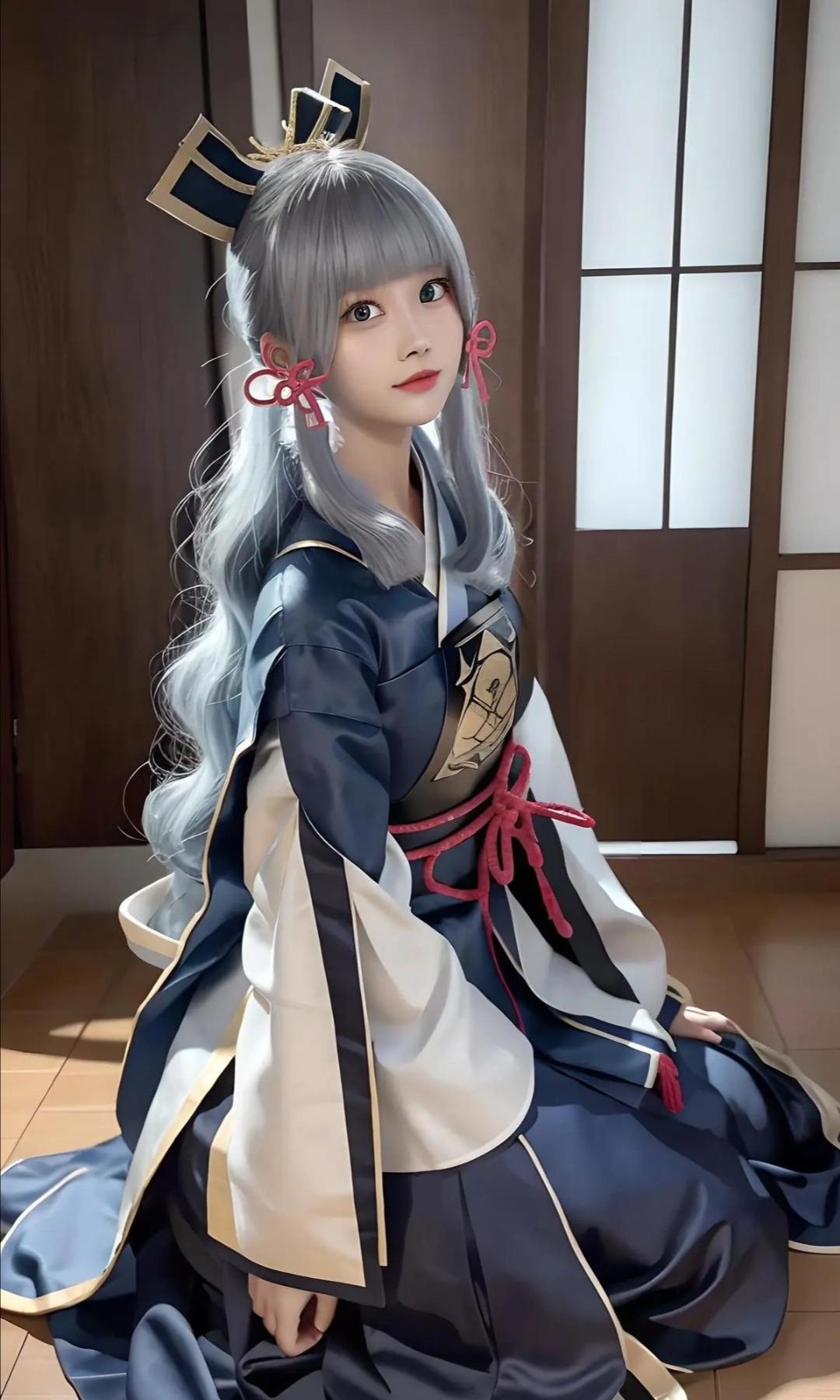稻妻颜值担当：媚眼狐狸八重神子，邻家小妹神里绫华！#原神##游戏##二次元#
