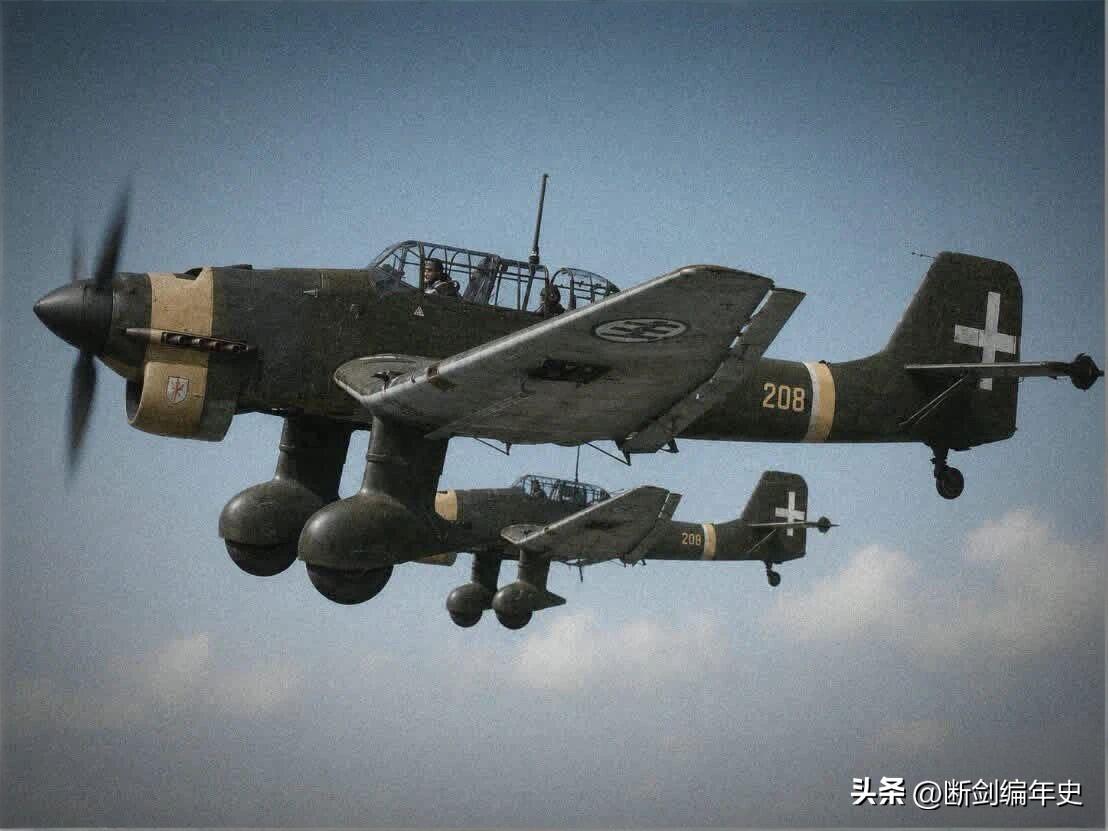 1941年6月，西西里岛上空，隶属于意大利皇家空军第101大队第208中队的Ju