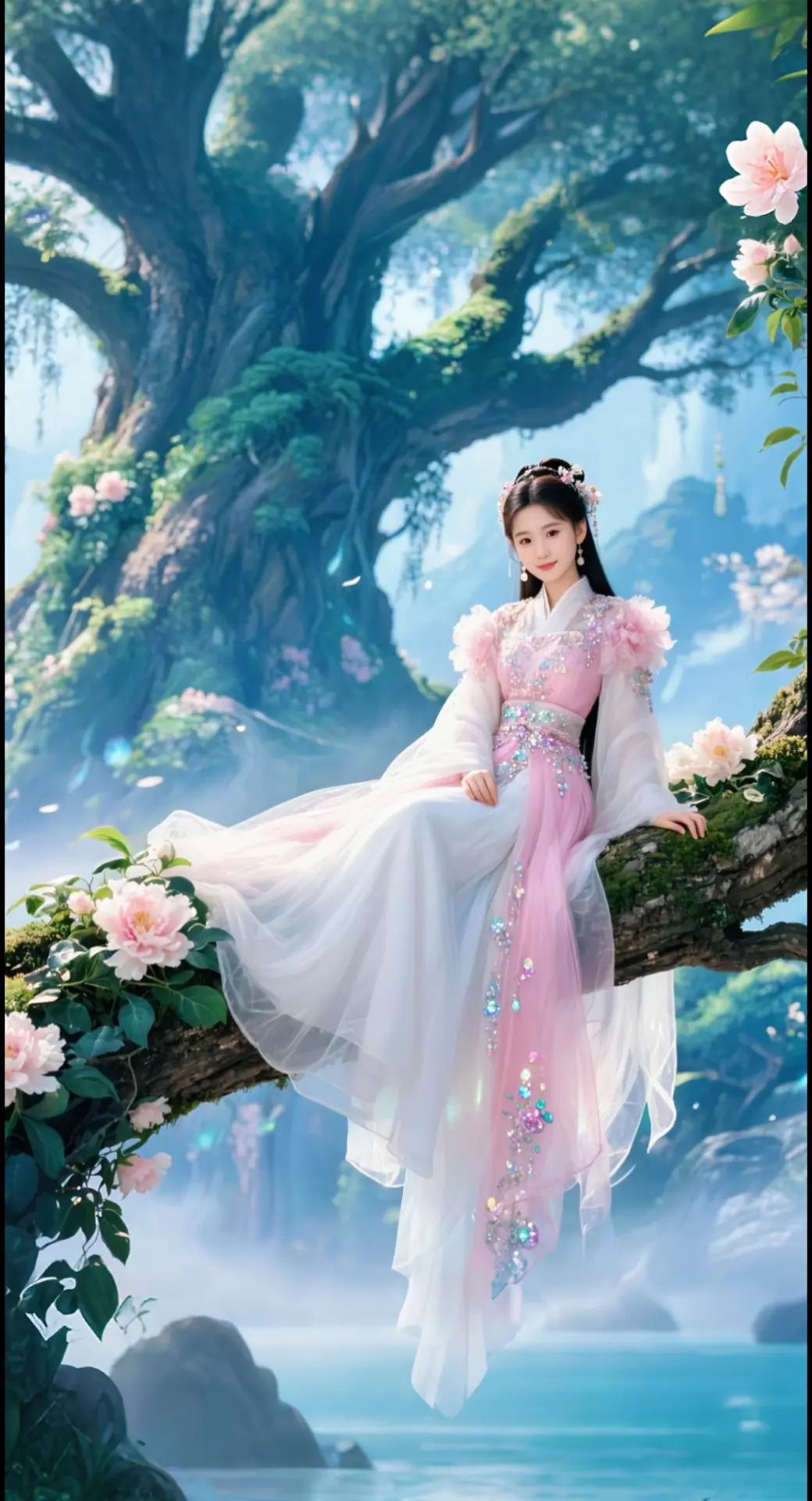 AI扩图 AI梦幻仙侠写真