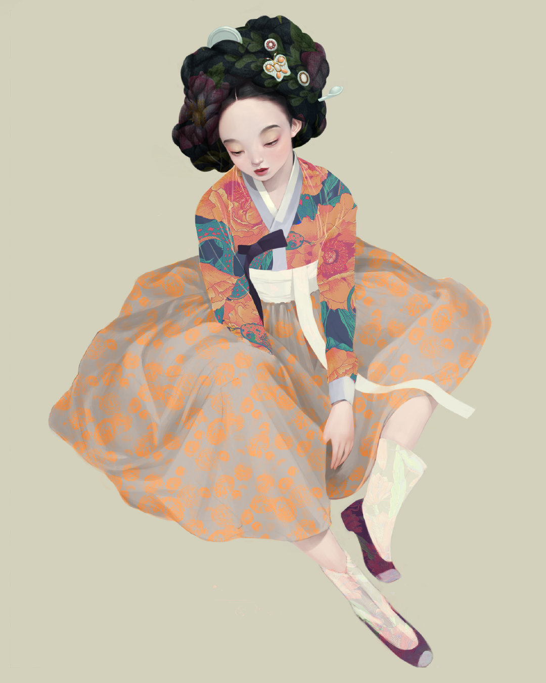 绘画欣赏 韩国插画师 Siwoo Kim ​​​