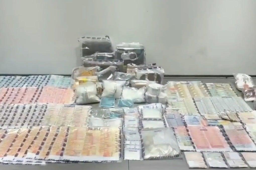 案件重点点评:
 
近日香港警方破获涉黑帮贩毒团伙，抓获哥伦比亚、巴西籍两名外籍