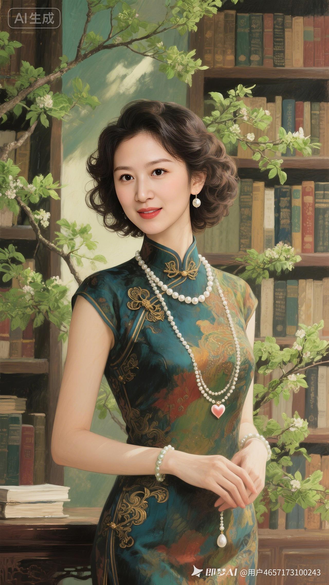 优雅复古风，书香满溢的东方美人！