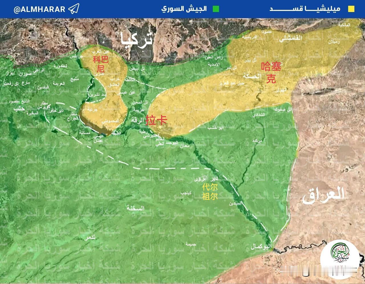 截至1月19日，库尔德武装主导的“叙利亚民主军”仍在不断失去他们的领土。

局势