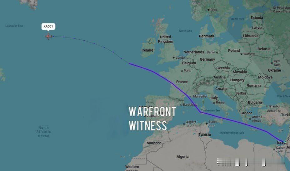 ⚡️🇮🇱🇪🇺🇺🇸 据航班追踪数据和航空分析显示，以色列总理的官方专机