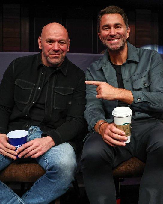 拳坛速递 埃迪·赫恩（Eddie Hearn）表示，他和 白大拿（Dana Wh