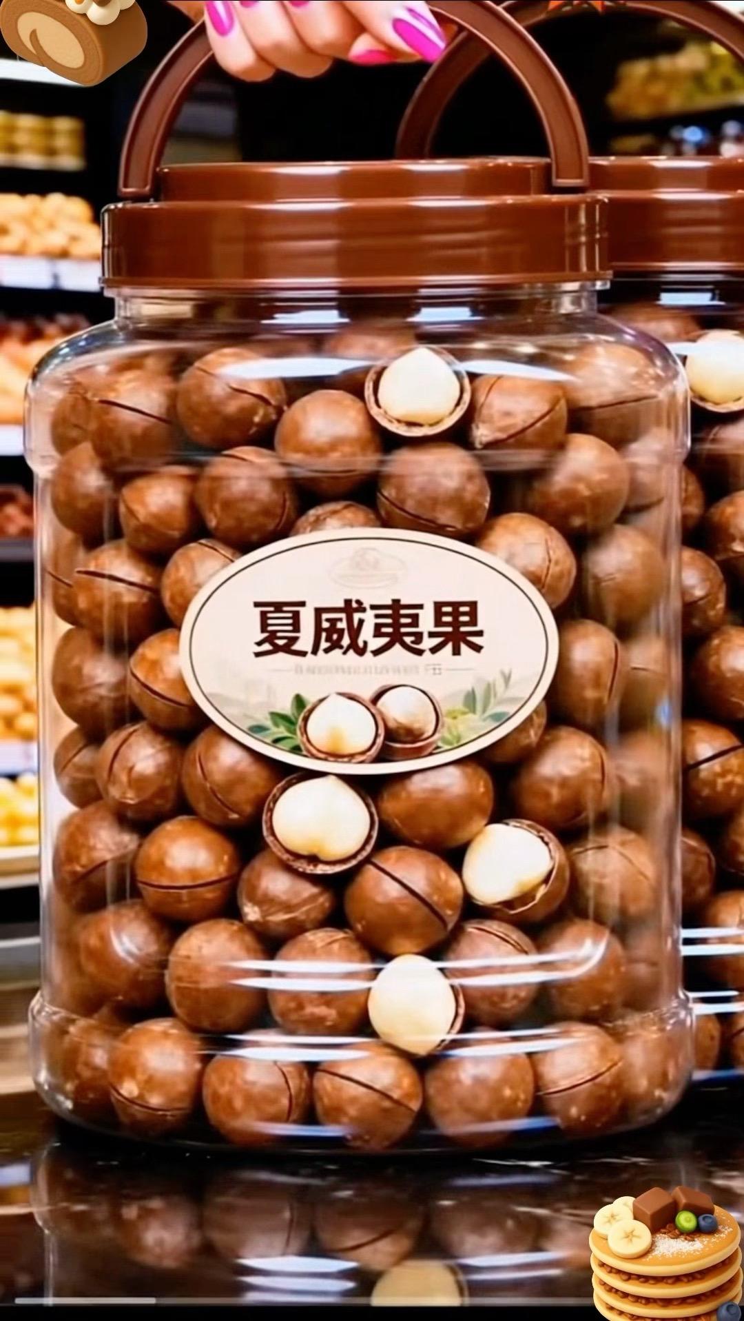 精选大颗夏威夷果，人工精挑颗颗饱满，轻剥即开。奶香浓郁不腻口，酥脆回甘...