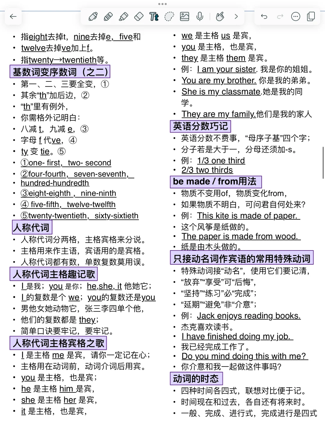 拒绝死记硬背！语法顺口溜！零基础秒懂语法！