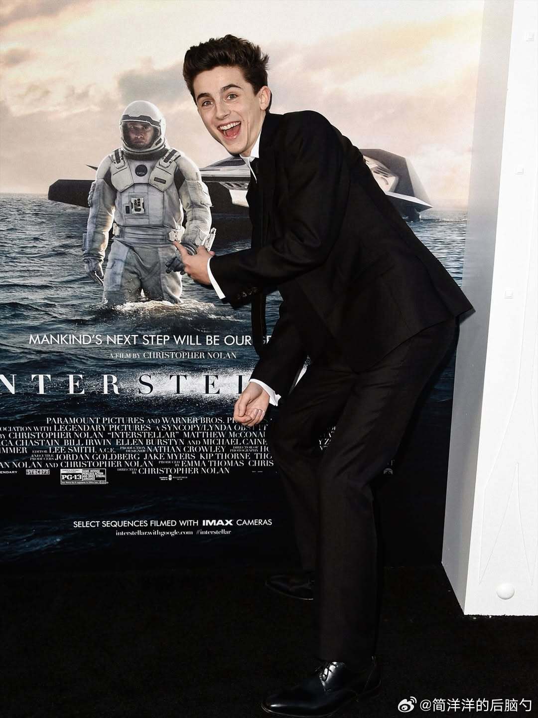 《星际穿越》时候的甜茶，那个时候还很嫩春节档马上有戏