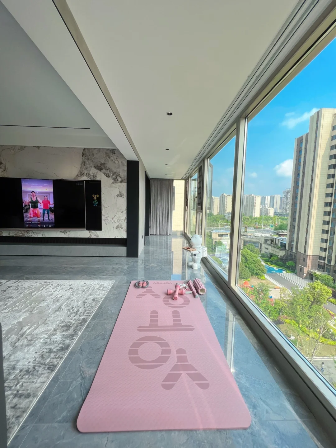 9米阳台｜拥有一个窗景健身角种什么体验！
