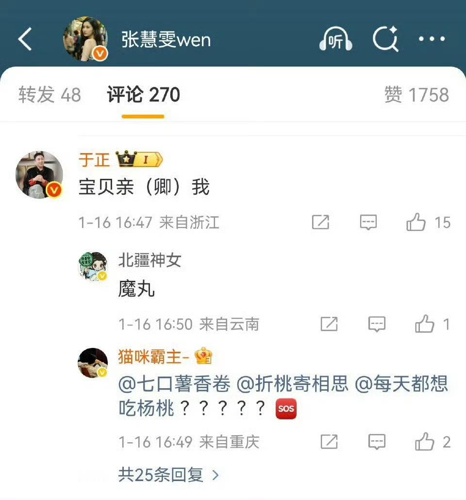 于正放过张慧雯