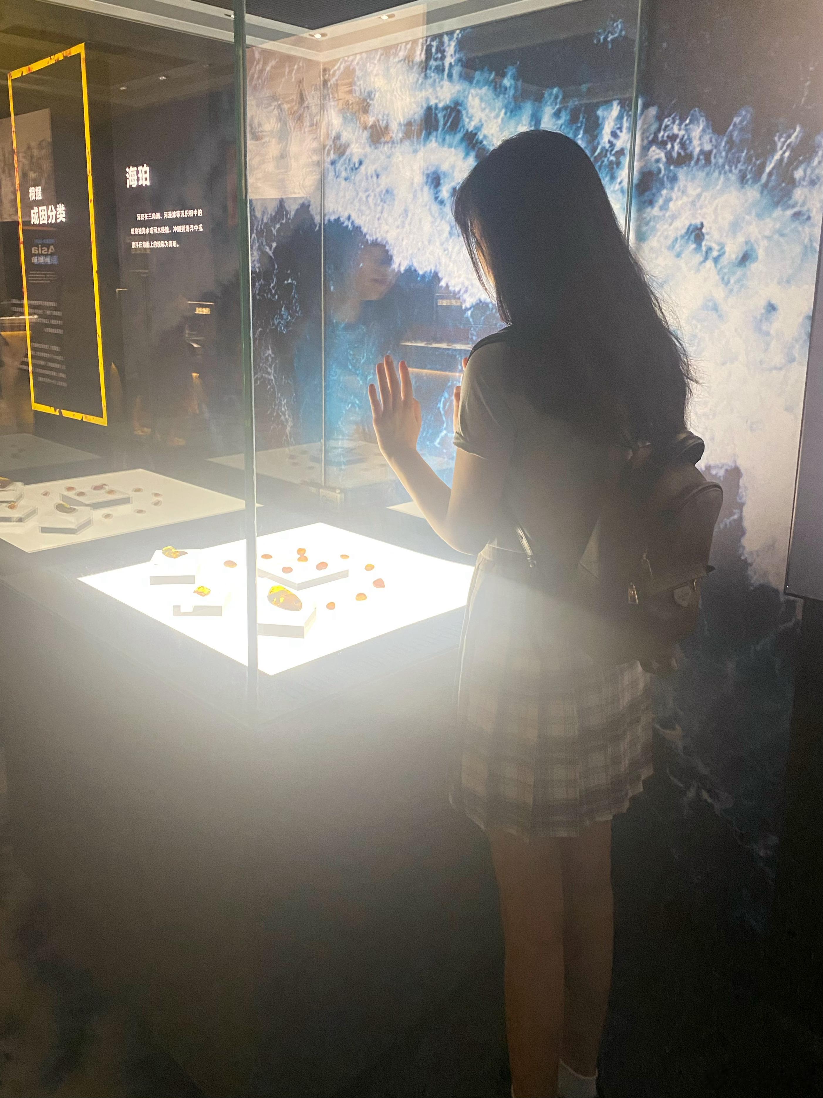 一眼千万年——琥珀艺术展。生命真是渺小、脆弱而伟大。喜欢琥珀的晶莹剔透，真实地封
