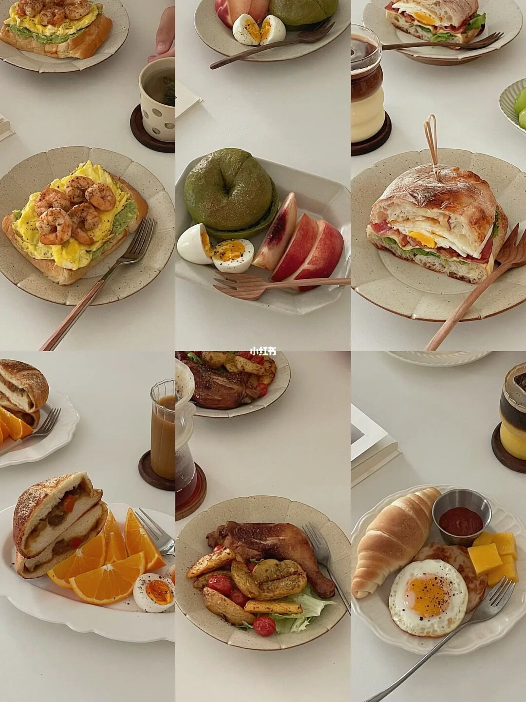 一周早餐拼盘合集🥖🥐🥯🍞入秋能量满满~