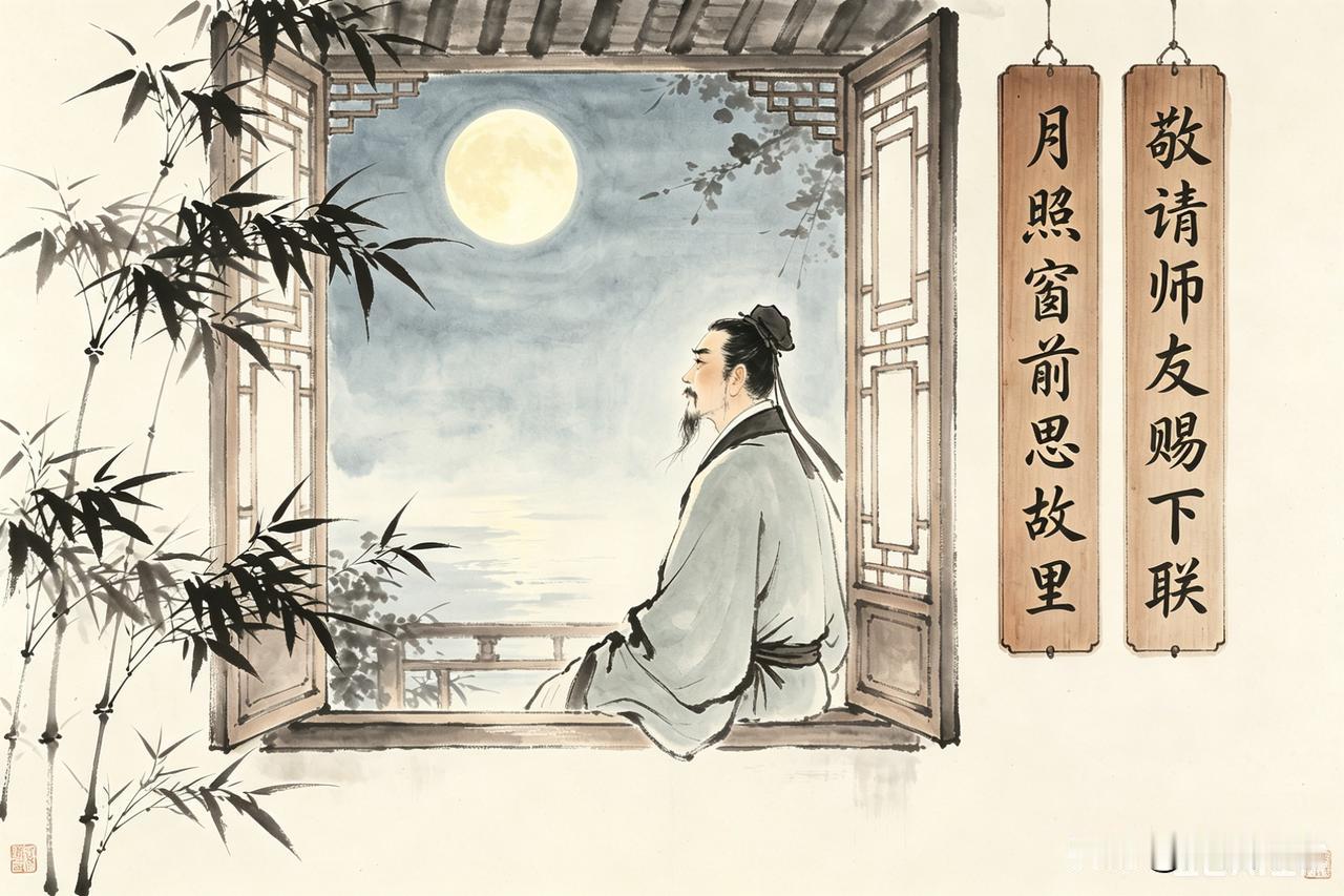 最近沉迷对联无法自拔，没事就琢磨。偶得一句上联越读越喜欢，可下联怎么也对不好。尝