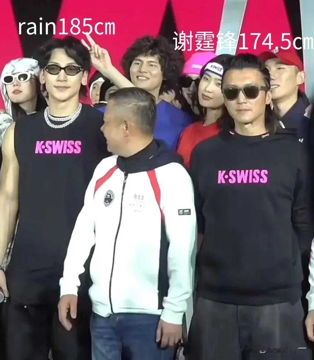 rain和谢霆锋虽然身高不同，但都是行走的荷尔蒙啊，气场强的都要溢出屏幕了[捂脸