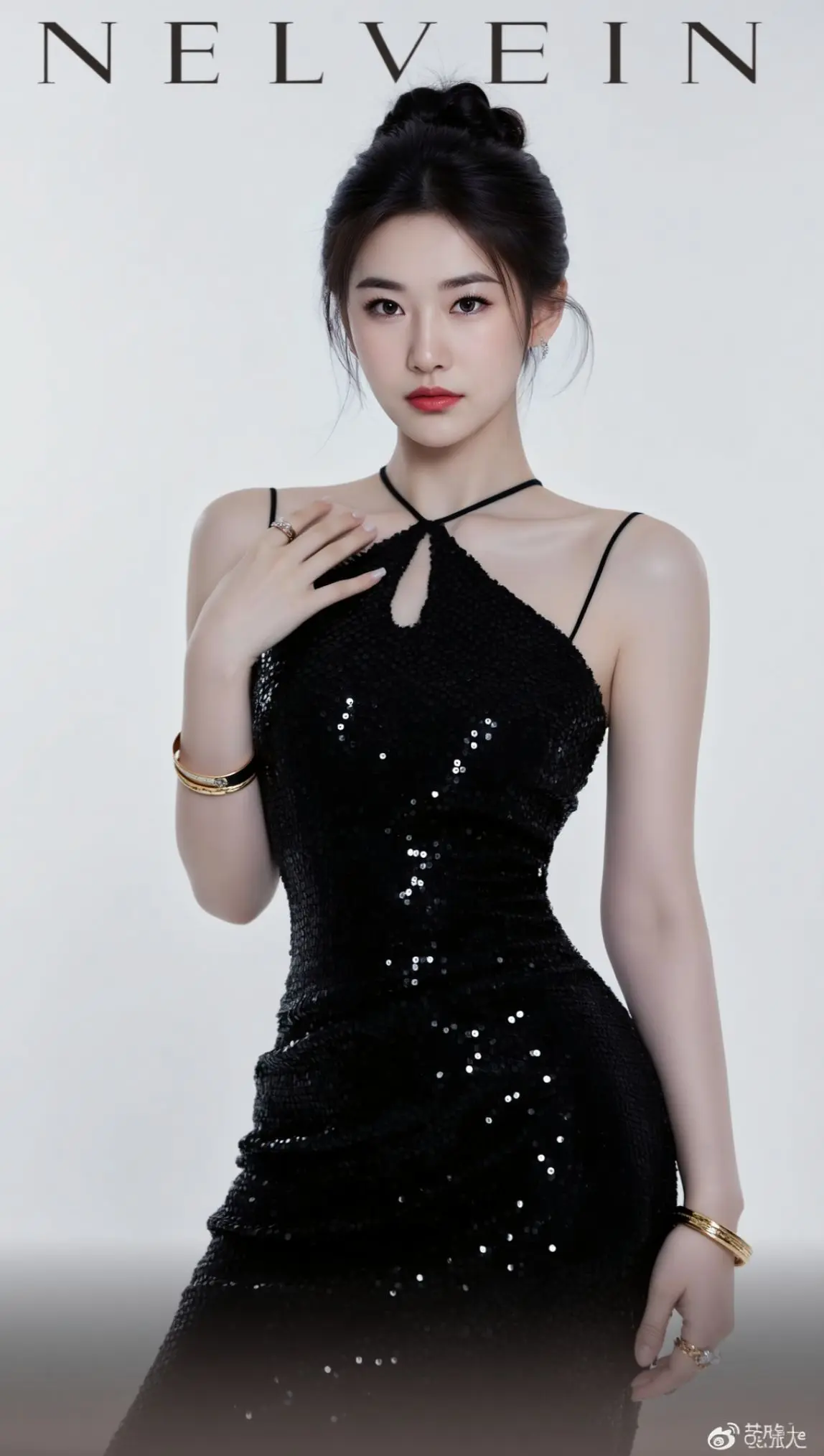 AI亮片吊带写真 ai创作