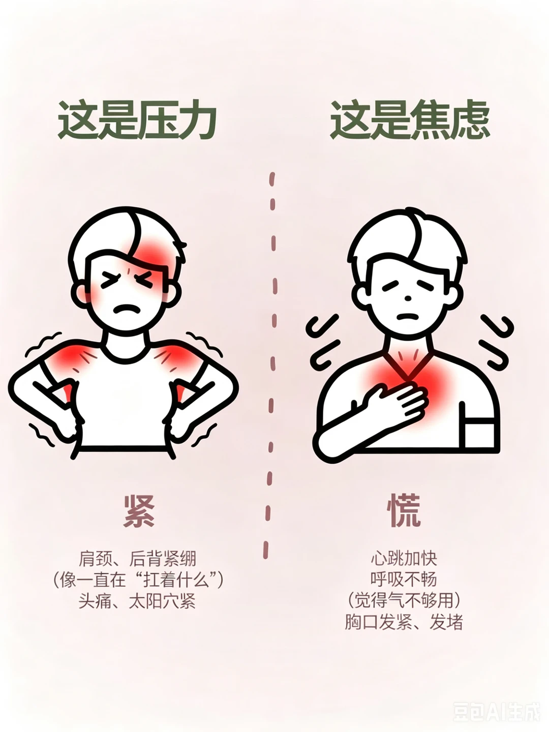 焦虑和压力，先分清楚