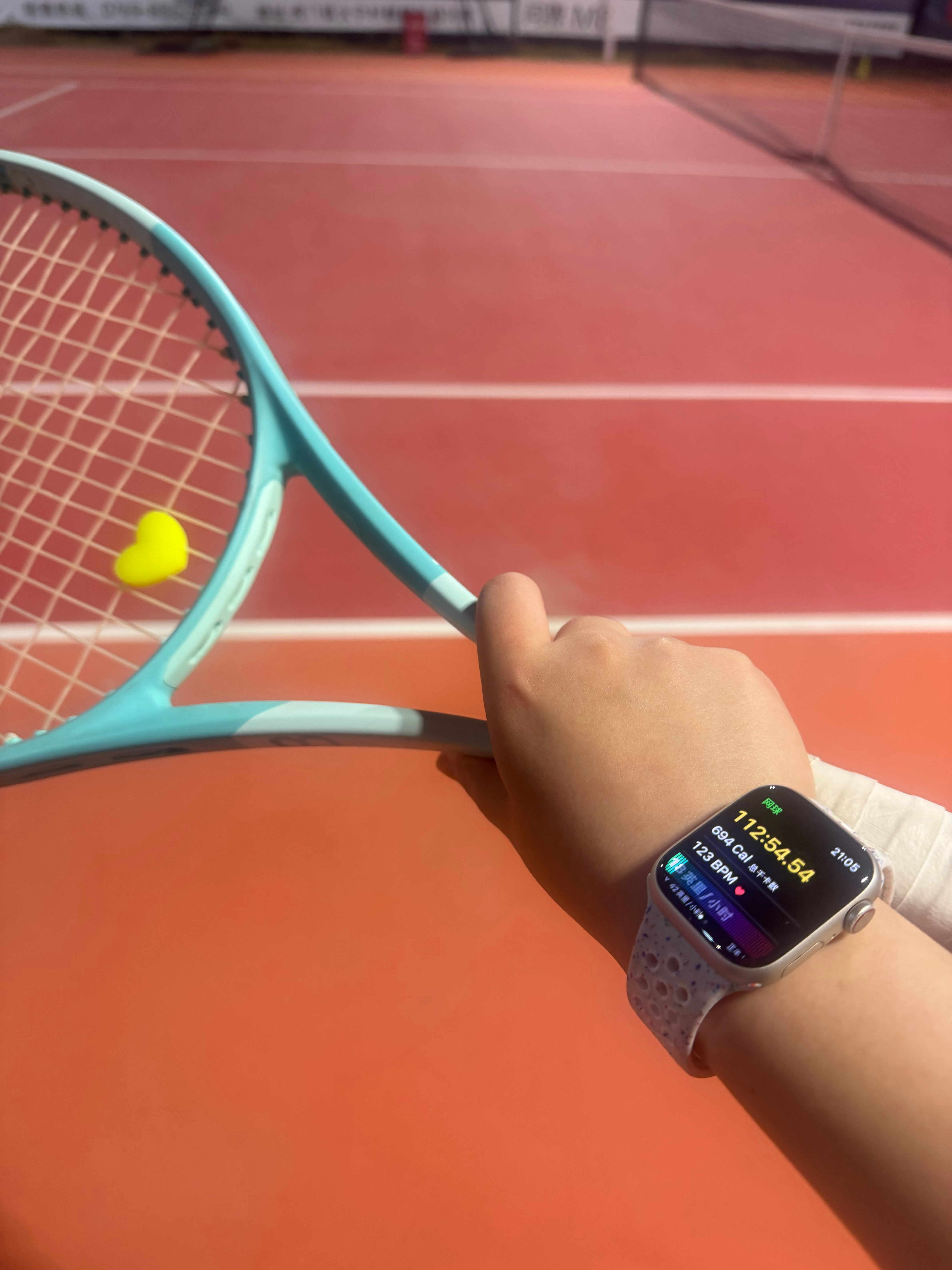 切身地实践过一个道理，才能真正理解它。🎾今天打了两把比赛，两把都赢了。有人打球