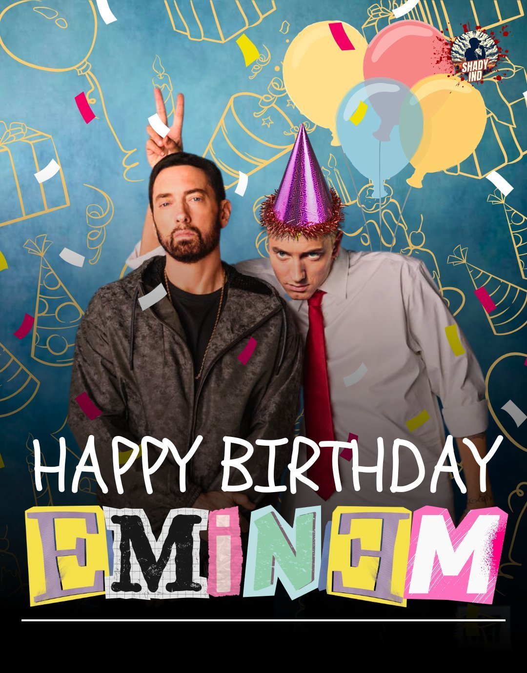 今天是阿姆Eminem的52岁生日！史上续航时间最长的男艺人，52岁了都还这么红
