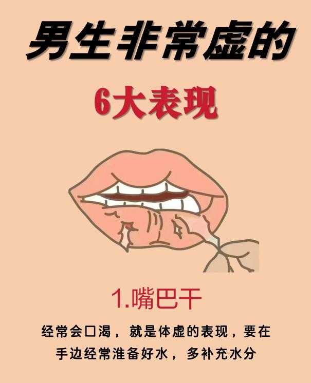 这 6 种表现，说明男生该重点养肾气了