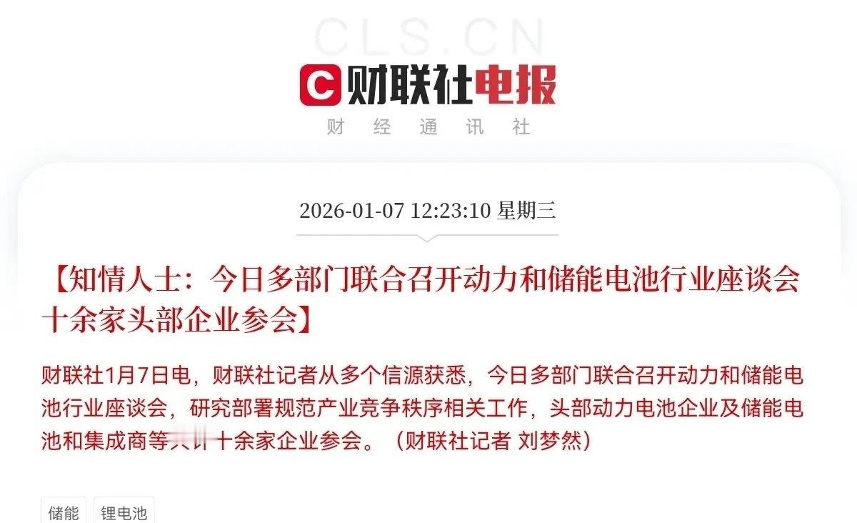 利好！大利好！储能电池突发大利好…预计今日储能概念有望起飞了，核心受益公司要起飞