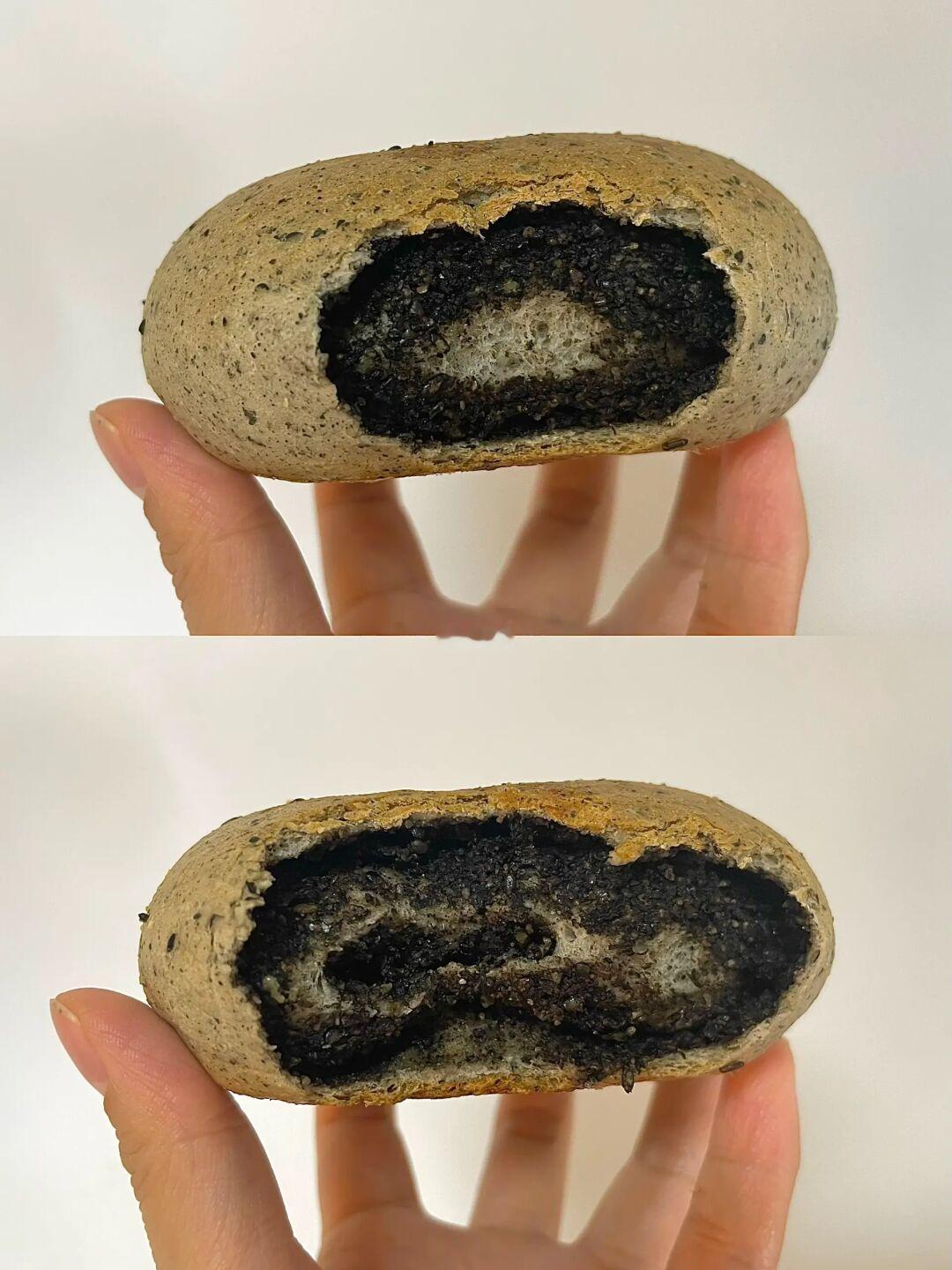 🥯黑芝麻奶酥贝果｜双重黑芝麻！配方和教程！