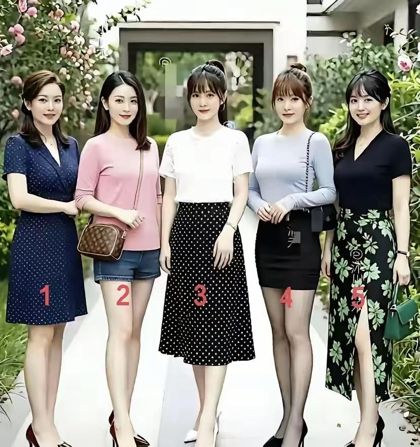 5号身材丰满，珠圆玉润，笑容亲切，如果做女朋友，我选5号，你呢？