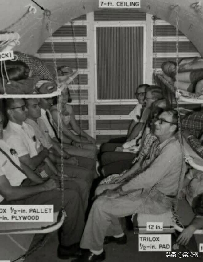 照片为20 世纪 60 年代美国推出的家庭避难所系列（PSD – 防护结构设计）