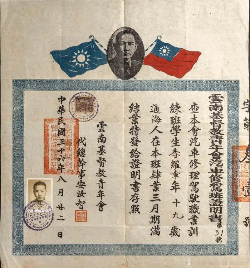 民国时期的各种证件 