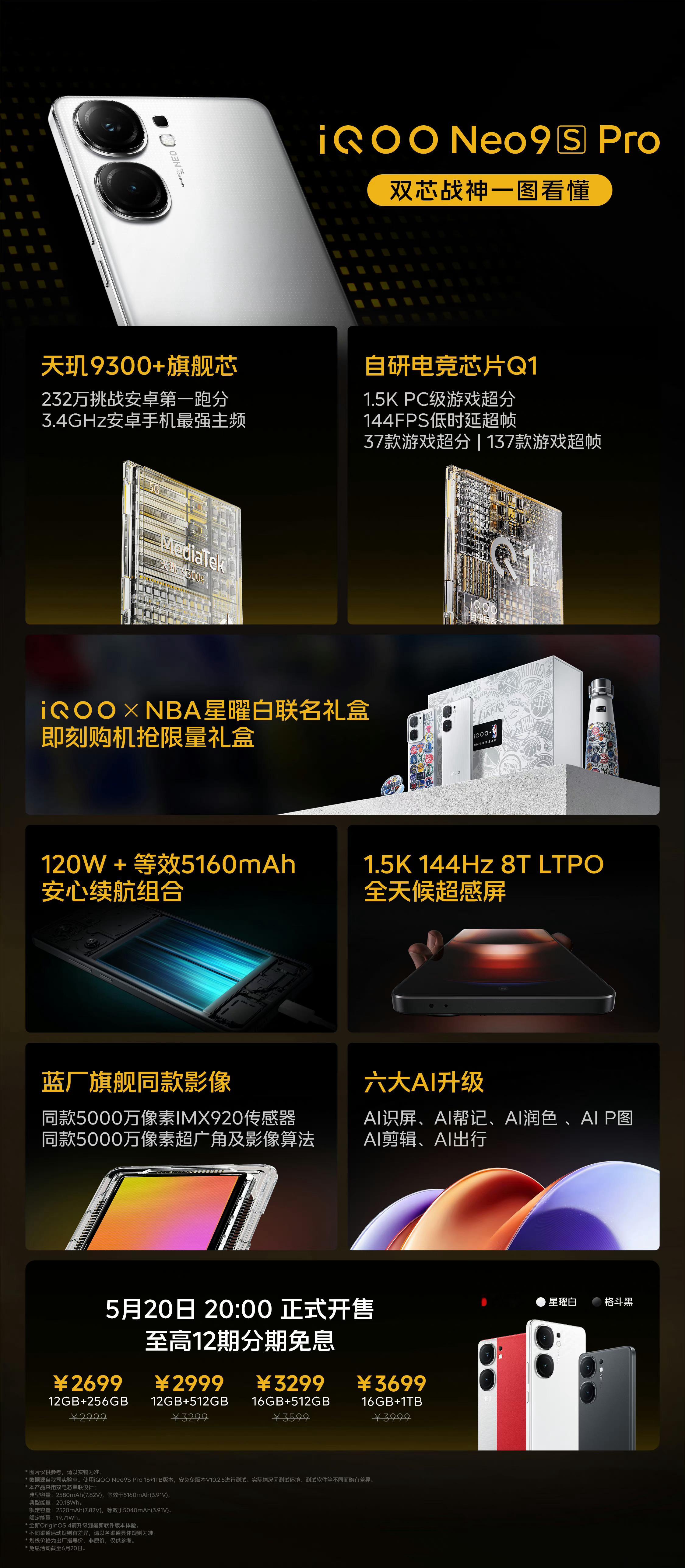 iqoo neo9spro和iqoo pad2系列发布了。喜欢的童鞋可以看看。也