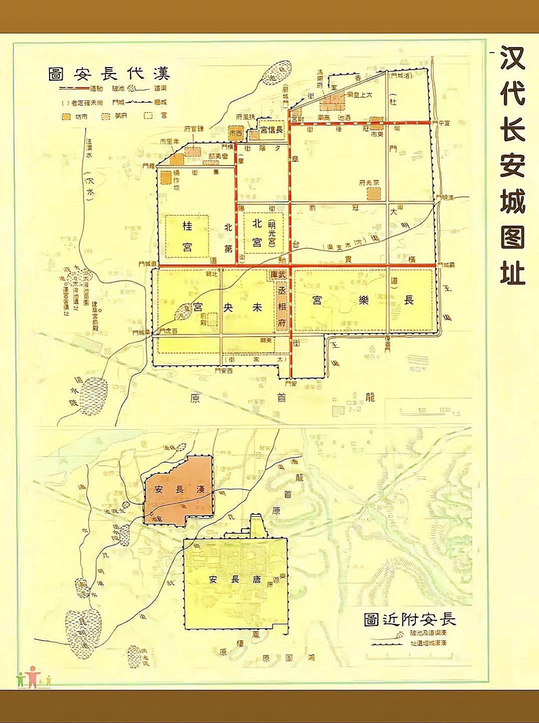 古代的那些事。各个朝代的首都地理位置的图址