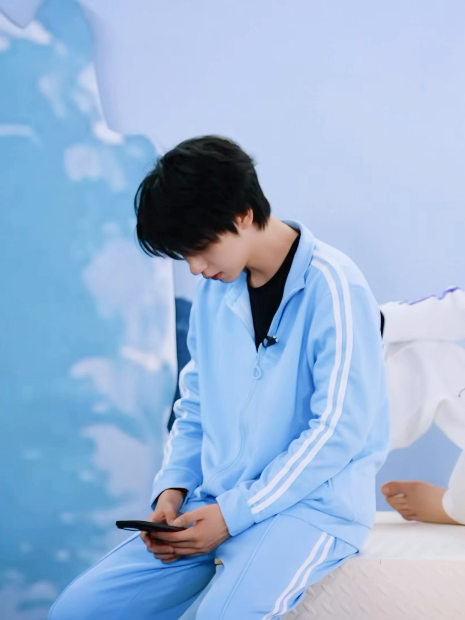 和学长同时段上体育课