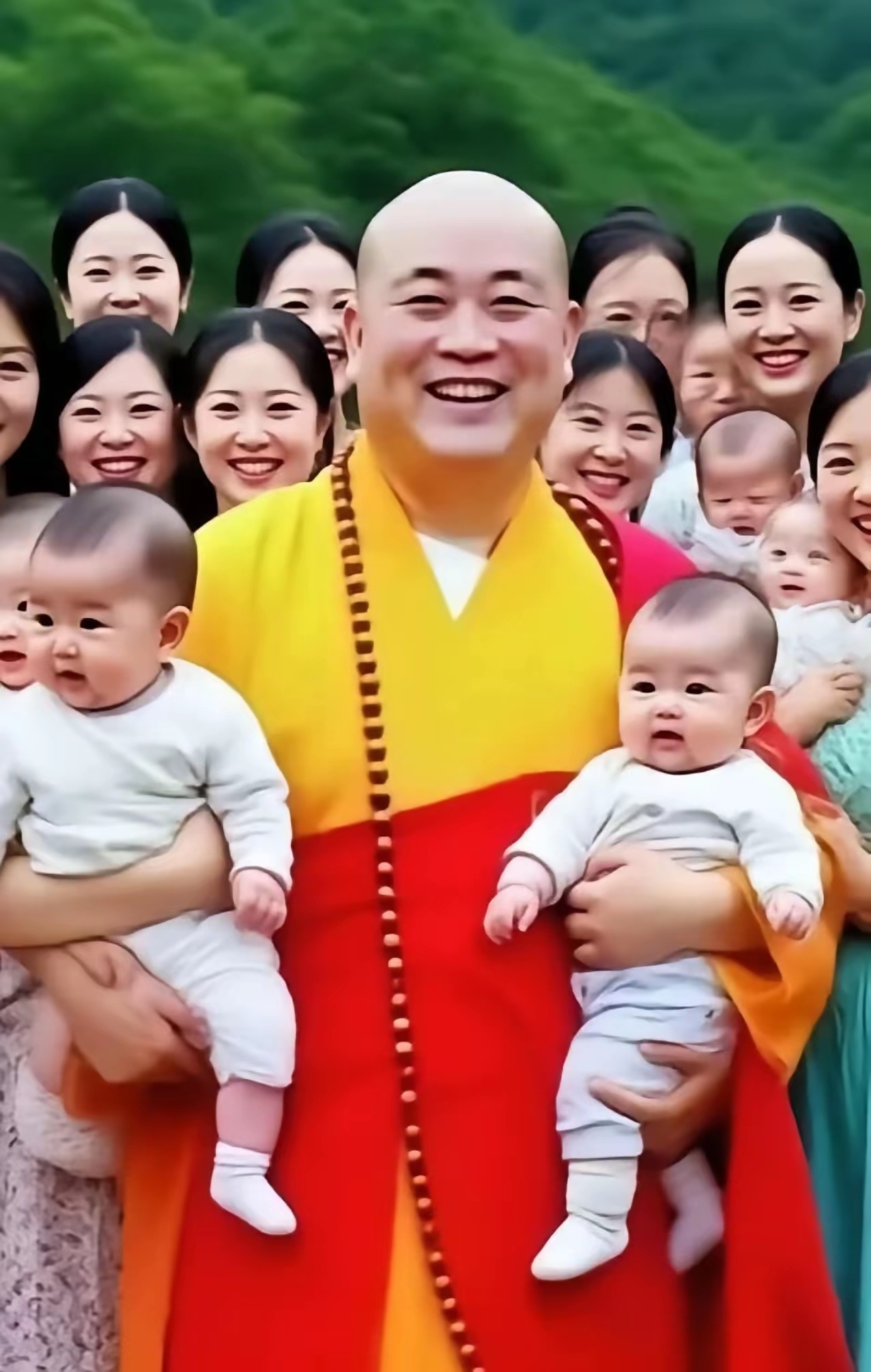 搞笑内涵图[超话]一鲸落万物生， 释永信这个瓢头，进去和吴亦凡一块踩缝纫机去了。