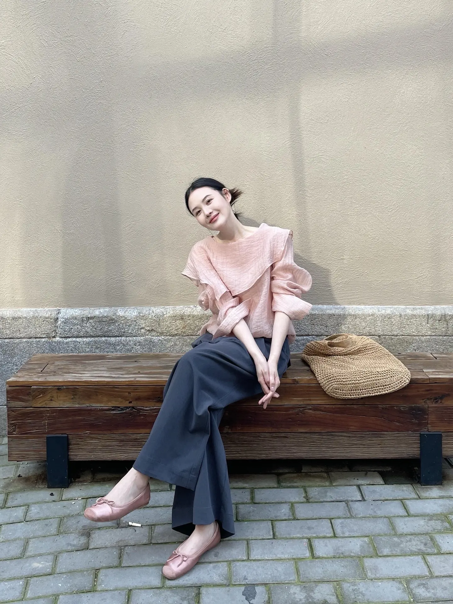 今日穿搭look 韩系穿搭 氛围感 温柔穿搭 简约穿搭