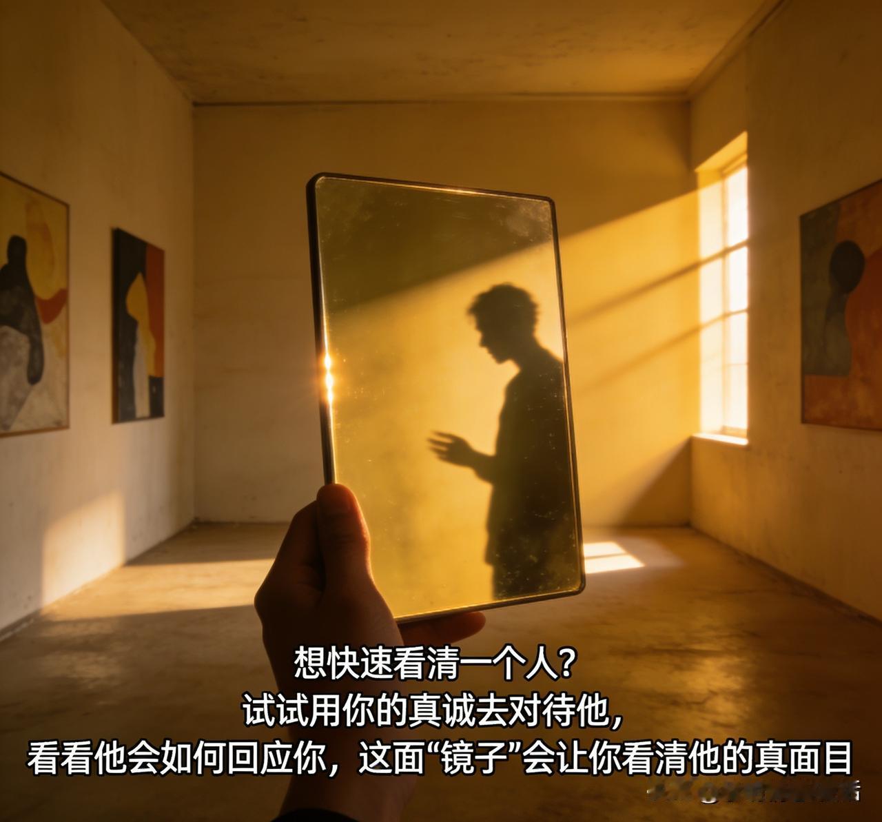 想快速认清一个人？不妨用真诚待他，看他如何回应，这“镜子”能照出其真面目。
有时