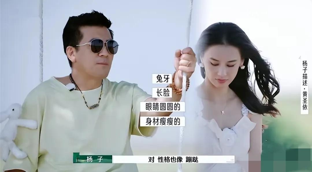 再见吧爱人4中
画师根据老公的描述去画老婆的样子
看了杨子对黄圣依的描述
突然觉