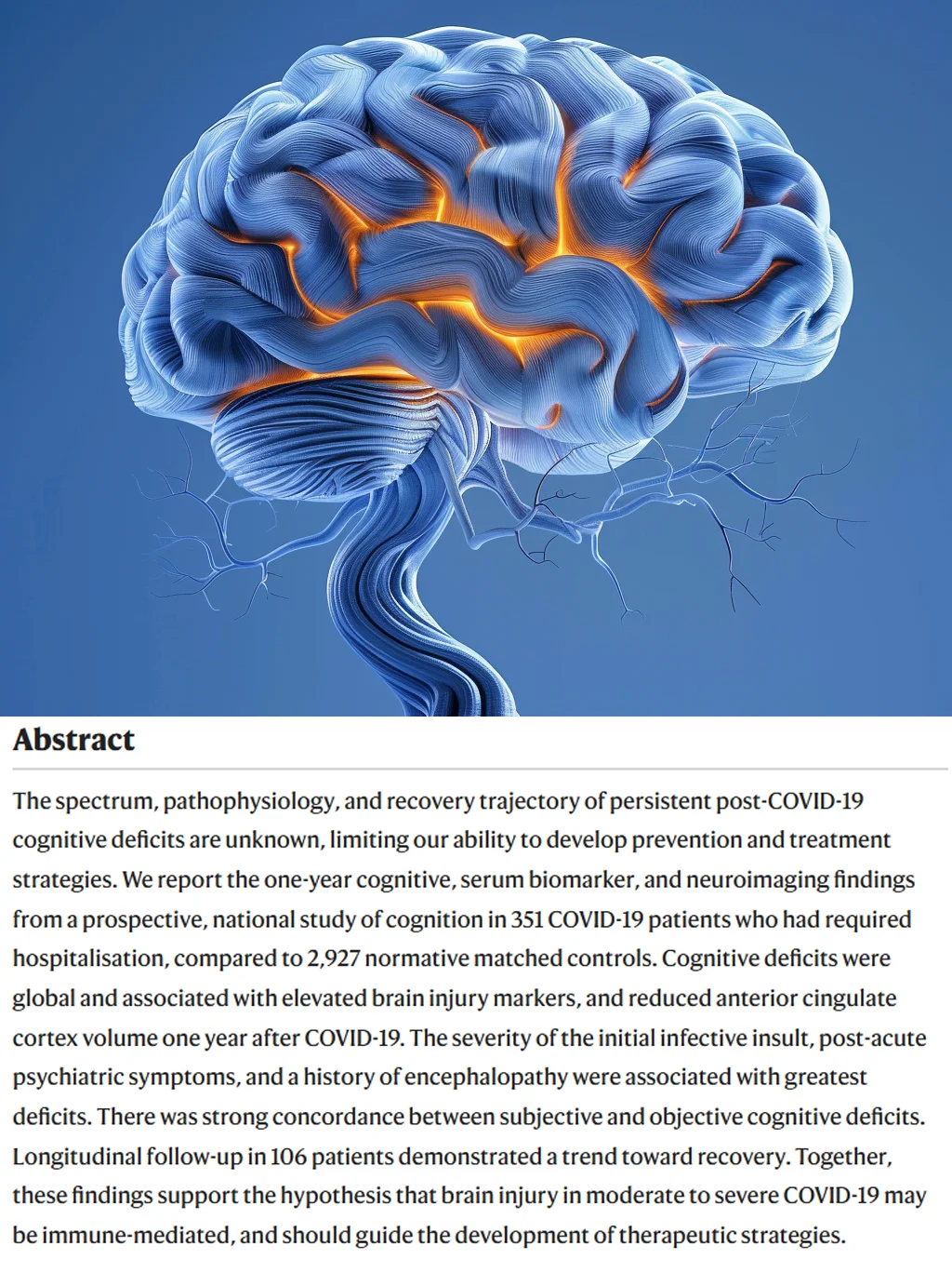Nature医学大揭秘，新冠“脑雾”后遗症