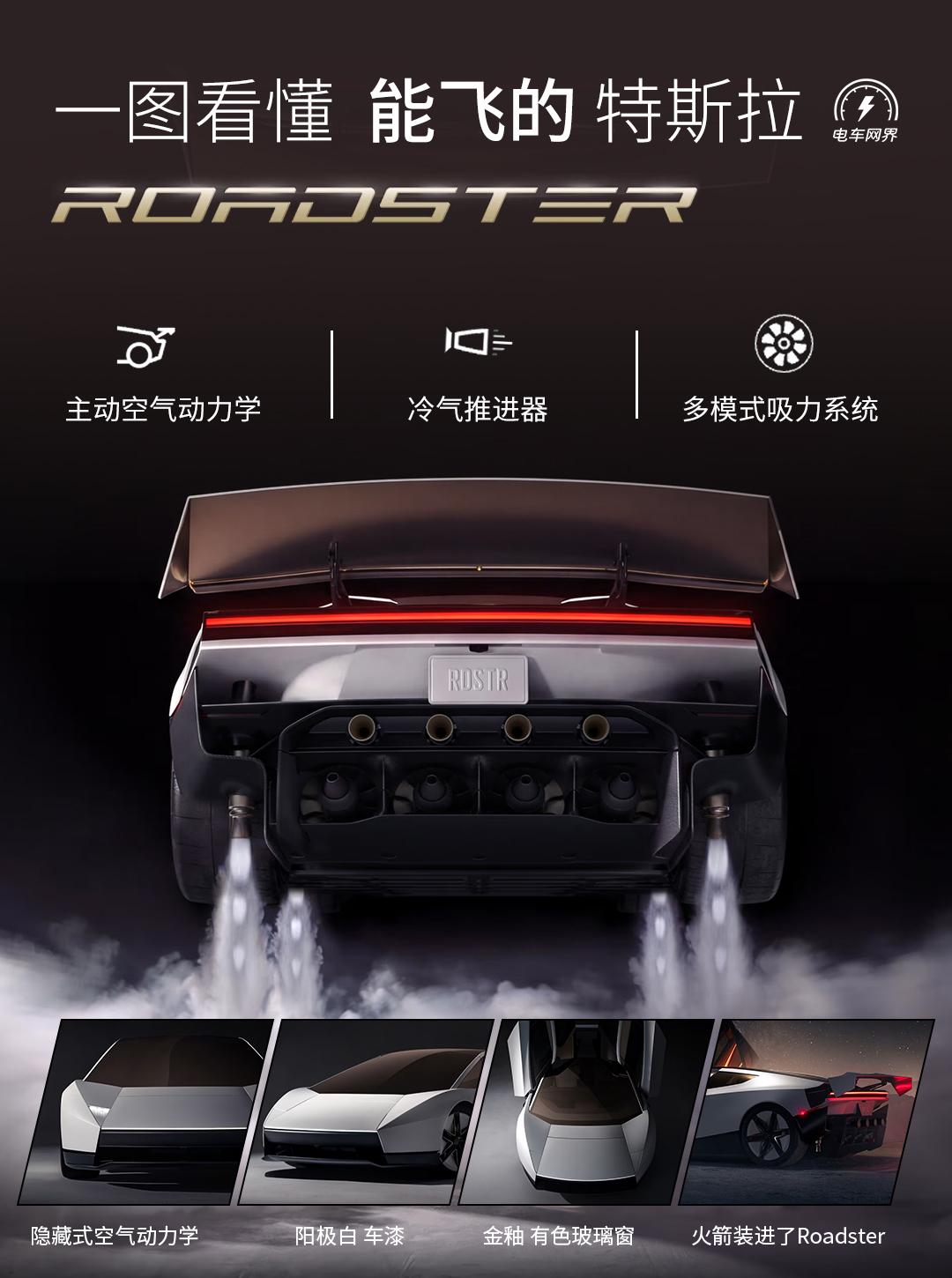 特斯拉Roadster在发布会上真的飞起来了——靠SpaceX的冷气推进器实现短
