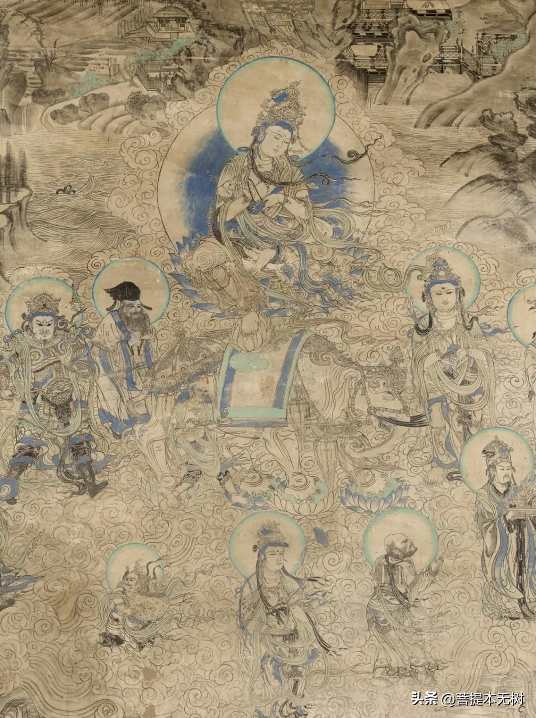 西夏传世神作｜榆林窟普贤变，整座峨眉山被画进壁画
 
见过无数普贤画像，唯独榆林