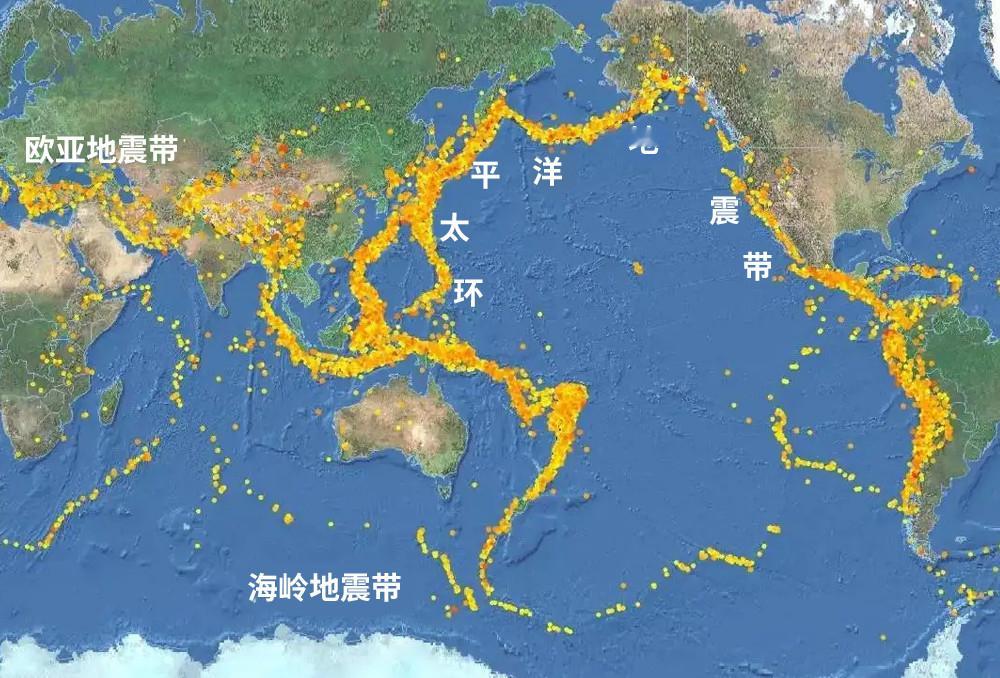 #环太平洋地震带为啥地震频发# 首先，环太平洋地震带位于全球最为活跃的板块边界带