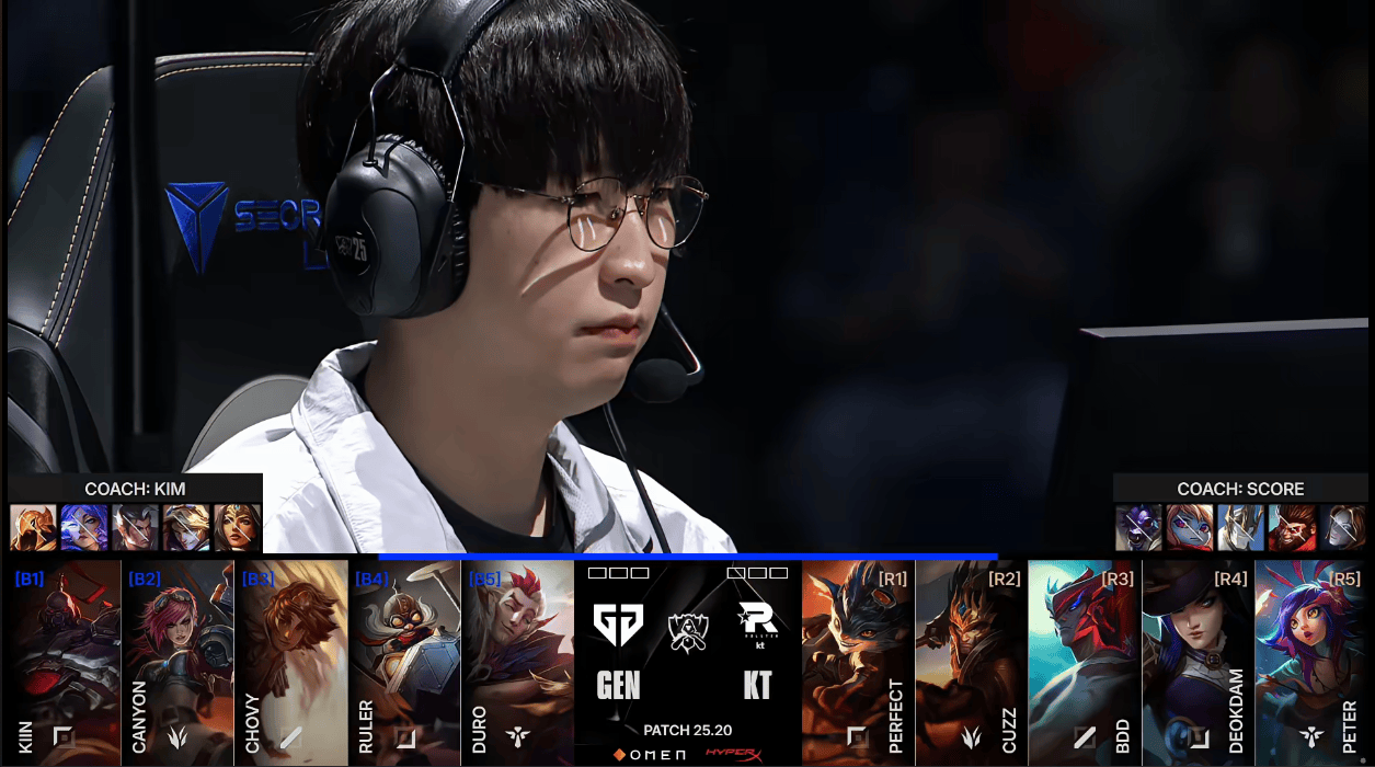 KT 1-0 GEN：女警后期统治团战，KT拿下远古龙逆转取胜