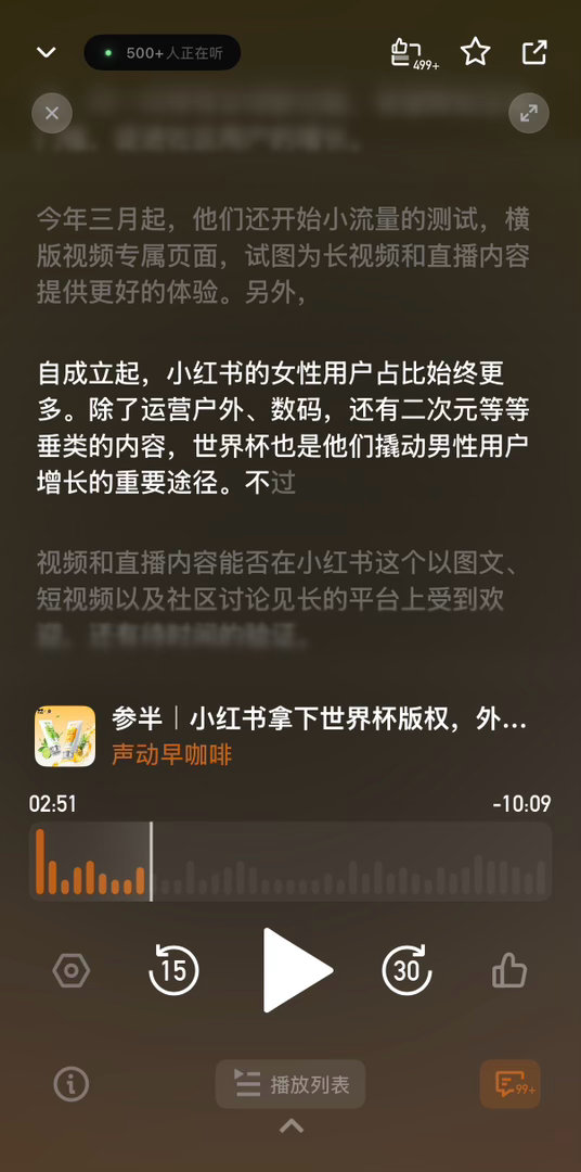 地瓜拿下了世界杯版权，报道说是因为平台女性用户偏多，为了吸引男性用户做的决策。