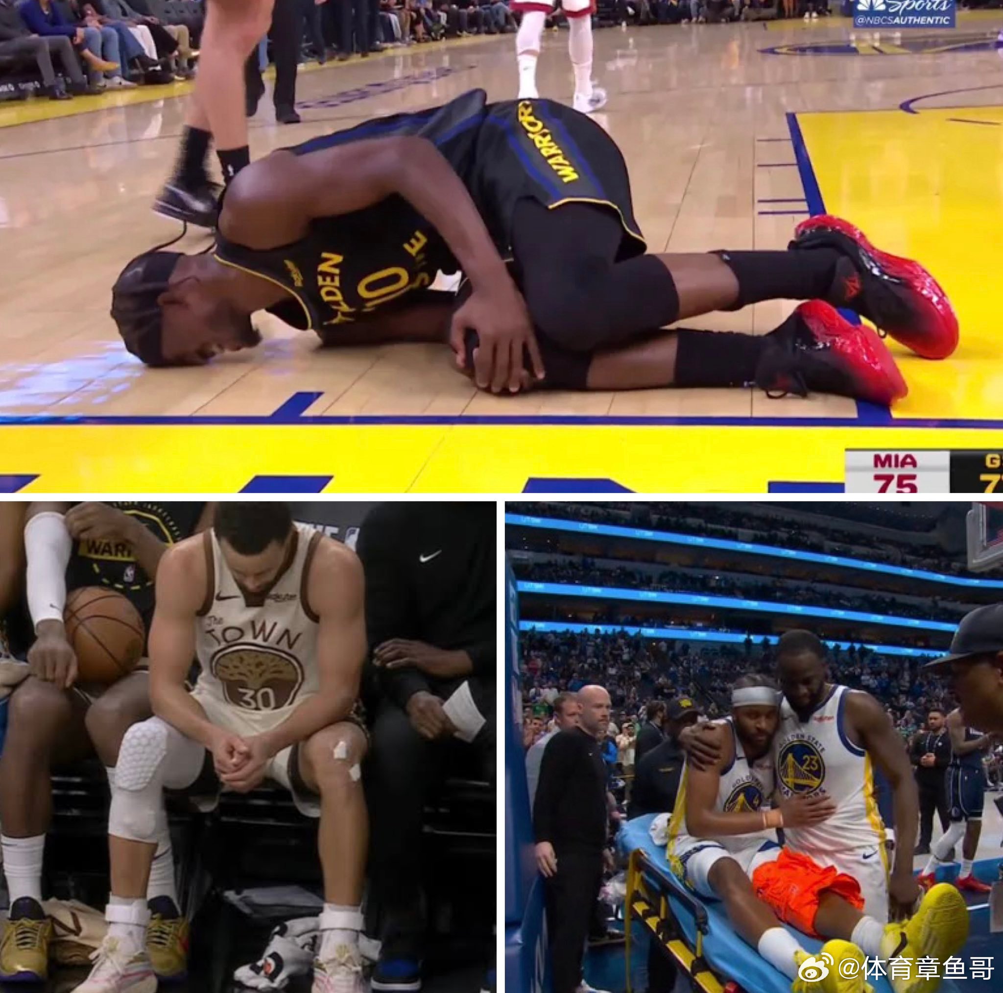 NBA 金州勇士恶魔赛季，还都是膝伤……库里到底有没有必要本赛季复出了？穆迪膝盖