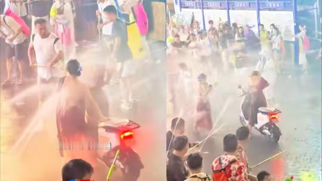 媒体：泼水节不是“围追堵截” 媒体说泼水节不是“围追堵截”，这话太对了。泼水节本